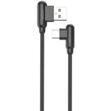 USB kabl tip C 1m 90° GOLF GC-45T crni cene