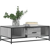  Stolić za kavu boja hrasta sonome 100x57x35 cm od drva i metala | Eponuda.com