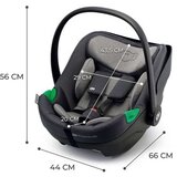 Kinderkraft auto sediste I-CARE i-Size 40-87 cm COOL GREY | ePonuda.com
