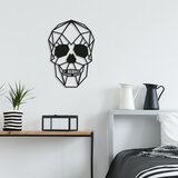 Wallity Zidna dekoracija Lobanja, 35x50 cm, 1,5 mm, Crna Cijene