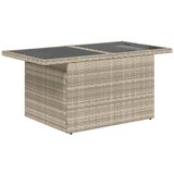  10-dijelni set vrtnih sofa poliratan s jastucima svijetlosivi | shoptok.hr