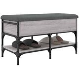  Klupa za cipele siva boja hrasta 82x42x45 cm konstruirano drvo | Eponuda.ba