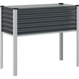 Maison Chic Vrtno korito - Greda - Cvetlični Lonec antracit 100x41x90 cm jeklo, (21788756) Cene