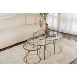 Hanah home Klubska mizica Sarin (Zlata) | Shoptok.si