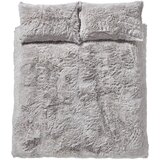 Catherine Lansfield Siva podesiva posteljina za bračni krevet 230x220 cm Cuddly Deep Pile - | shoptok.hr