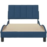  Okvir za krevet bez madraca Hanko plava 100x200cm od tkanine | Eponuda.com