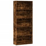 vidaXL Ormar za knjige dimljeni hrast 80x30x189 cm konstruirano drvo Cijene