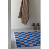 Mette Ditmer Denmark Plava/smeđa kupaonska prostirka od organskog pamuka 50x80 cm Retro – | shoptok.hr