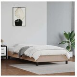 vidaXL Posteljni okvir kapucino 90x190 cm umetno usnje Cene