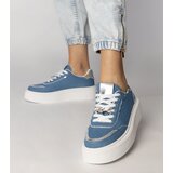 Gemre Jeans sneakers decorated with glitter and rhinestones Felura | Shoptok.si
