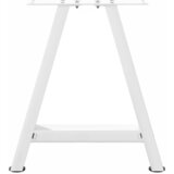  Noge za klub stolić A-oblika 2 kom Bijele 50 x (42-43) cm Čelik | shoptok.hr
