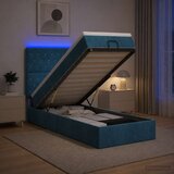  Krevet od pjene s madracem i LED-om Tamno plava 80 x 200 cm | shoptok.hr