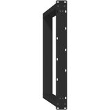 vidaXL noge jedilne mize v obliki črke u 2 kos črna 80x(72-73)cm jeklo | Shoptok.si