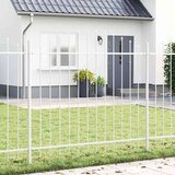  Vrtna Ograda 7 pcs Bijelo 170 x 165 cm Čelik s prahom premazan | shoptok.hr