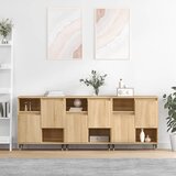  Komode 3 kom boja hrasta sonome od konstruiranog drva | shoptok.hr