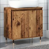 vidaXL Kopalniška omarica starinski les 58x33x60 cm inženirski les Cene