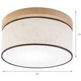  Brilagi - LED plafonsko svetlo BELLADONNA 1xE27/15W/230V prečnik 30 cm krem/hrast | Eponuda.com
