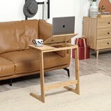 HOMCOM Miza za kavč iz bambusovega lesa v obliki črke C, mizica za dnevno sobo in spalnico s 5-stopenjskim nagibom, (20755480) | Shoptok.si