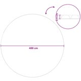  Solarni pokrivač za bazen ekstra težak Ø 488 cm 400 μm Kružni | shoptok.hr