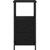  Noćni ormar s ladicama 2 pcs Crni hrast 34 x 35,5 x 70 cm | shoptok.hr