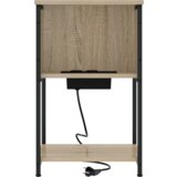 vidaXL Nočna omarica sonoma hrast 38 x 31 x 61 cm Konstruiran les | Shoptok.si
