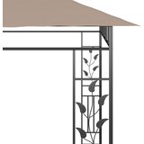  Sjenica s mrežom protiv komaraca 6x3x2,73 m smeđe-siva 180 g/m² | shoptok.hr