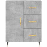  Visoka komoda siva betona 69,5x34x180 cm od konstruiranog drva | shoptok.hr