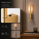 Brilagi led zidno reflektorsko svetlo vixon LED/3W/230V + LED/5W zlatna cri 90 | Eponuda.com