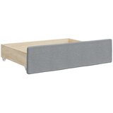  Dnevni krevet na razvlačenje svjetlosivi 90 x 190 cm od tkanine | shoptok.hr