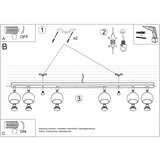 Nice Lamps Belo točkovno svetilo 10x118 cm Ollo – | Shoptok.si