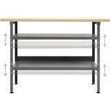  Radni stol sivi 120 x 60 x 85 cm čelični | shoptok.hr