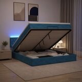  od pjene s madracem i LED-om Tamno plava 140 x 200 cm | shoptok.hr