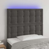 Uzglavlje tamnosivo 80x5x118/128 cm baršunasto Cijene