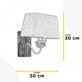Lesnina XXXL STENSKA SVETILKA E27 | Shoptok.si