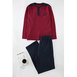 Trendyol Muški set pidžame Tedaw25Pt00006, Bordo Cene