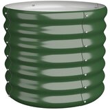  Vrtna sadilica od pocinčanog čelika 40x40x36 cm zelena | Eponuda.com