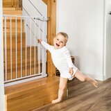 BabyOno zaštitna ograda 75-82 cm + dodaci 2x7 cm, bijela | shoptok.hr