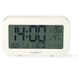 Nedis CLDK2005WT - Digitalni sat sa alarmom, termometrom i higrometrom 2xAA beo | Eponuda.com