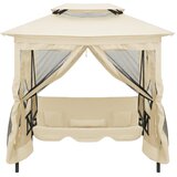 Gazebo konvertibilna ljuljačka krema bijela | shoptok.hr