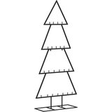  Kovinska novoletna jelka za dekoracijo črna 125 cm, (20887550) | Shoptok.si
