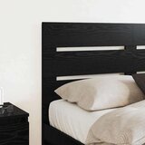  Uzglavlje s uzglavljem Crni hrast 120 cm Konstruirano drvo | shoptok.hr