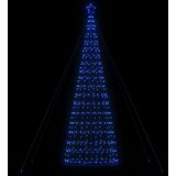 vidaXL Osvetljena novoletna jelka stožec 1534 LED modra 503 cm Cene