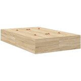  Krevet okvir za pohranu Sonoma hrast 120x200 cm | shoptok.hr