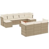  11-dijelni set vrtnih sofa od poliratana s jastucima bež | shoptok.hr