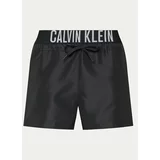 Calvin Klein Swimwear Kopalne hlače KM0KM01045 Črna Regular Fit