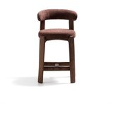 Kave Home Barski stol iz masivnega jesena v rjavi barvi (višina sedeža 65 cm) Granite – | Shoptok.si