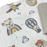 Deksi Group Deksi tetra pelena za bebe Meda na avionu Siva | Eponuda.com