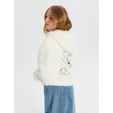 Sinsay Majica s kapuljačom na kopčanje od sherpa flisa Stitch | shoptok.hr