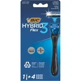 brijač sistem muški Flex3 Hybrid ručica + 4 dopune