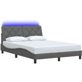  Okvir kreveta s LED-om bez madraca 140 x 200 cm od tkanine | shoptok.hr